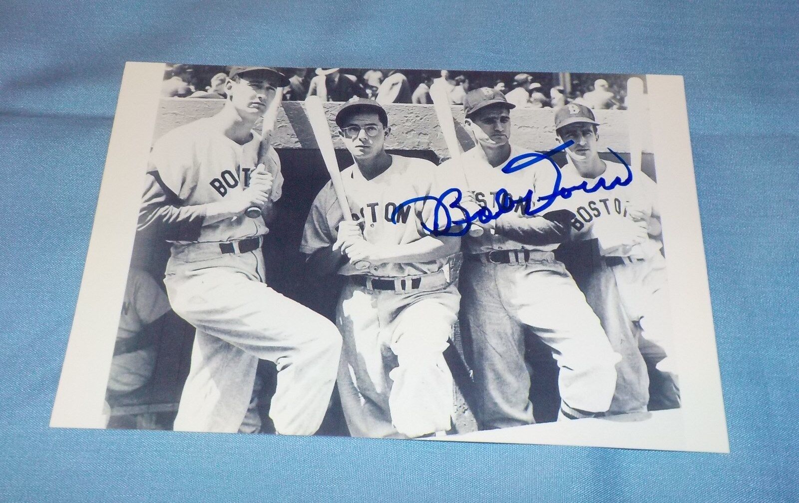 Bobby Doerr Signed Autographed Photo Poster painting Boston Red Sox HOF B