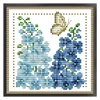 Partial Cross Stitch Kit July 14CT Counted DIY Needlework Decor (H429)(Brand)