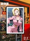 Pink Android 18 Decorative Painting - Dragon Ball - BLK Studio