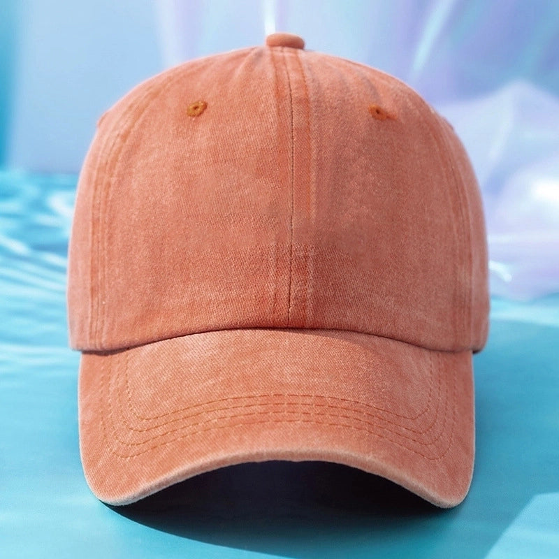 Unisex Retro Solid Color Baseball Cap