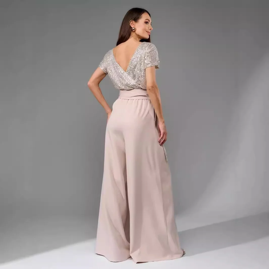 Uveng Uveng 2025 New Conjoined Sleeves Sleeves Casual Trousers