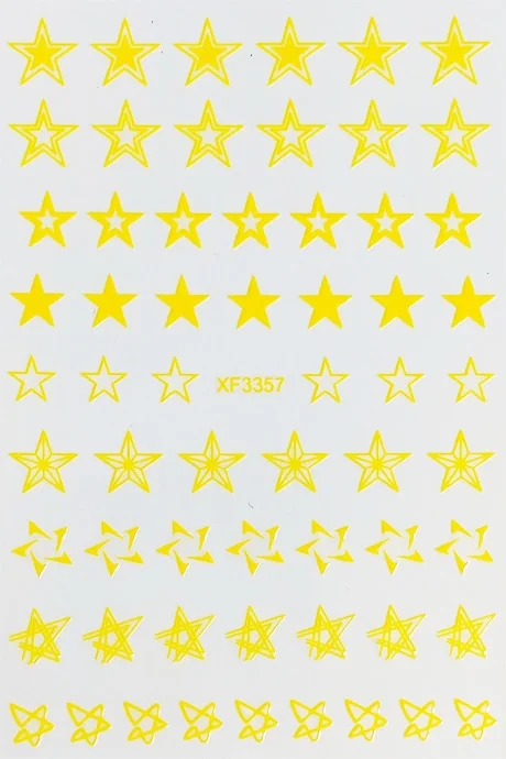 DIY Nail Art Stickers Star Light Manicure Design Accessories Back Glue Decoration Foil Nail Art Decor Designer Nail Stickers-Nail Inspo