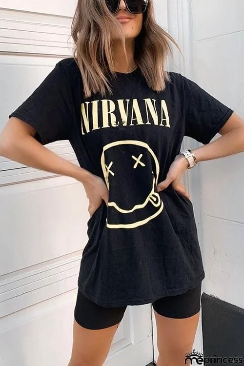 NIBVANA Simle T Shirt