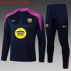 Joyfball 2025/2026 Barcelona Half-Pull Training Suit Football Shirt 1:1 Thai Quality
