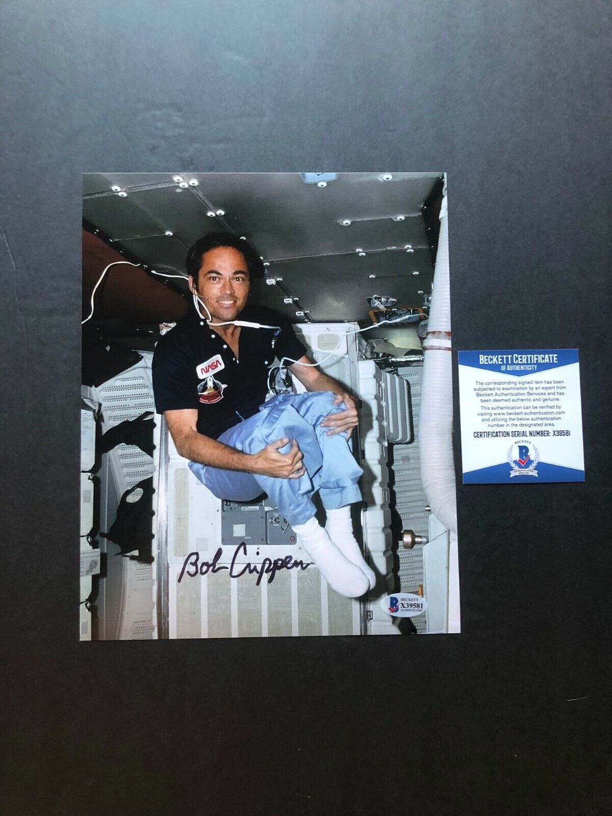 Bob Crippen Hot! Signed autographed astronaut NASA 8x10 Photo Poster painting Beckett BAS Coa