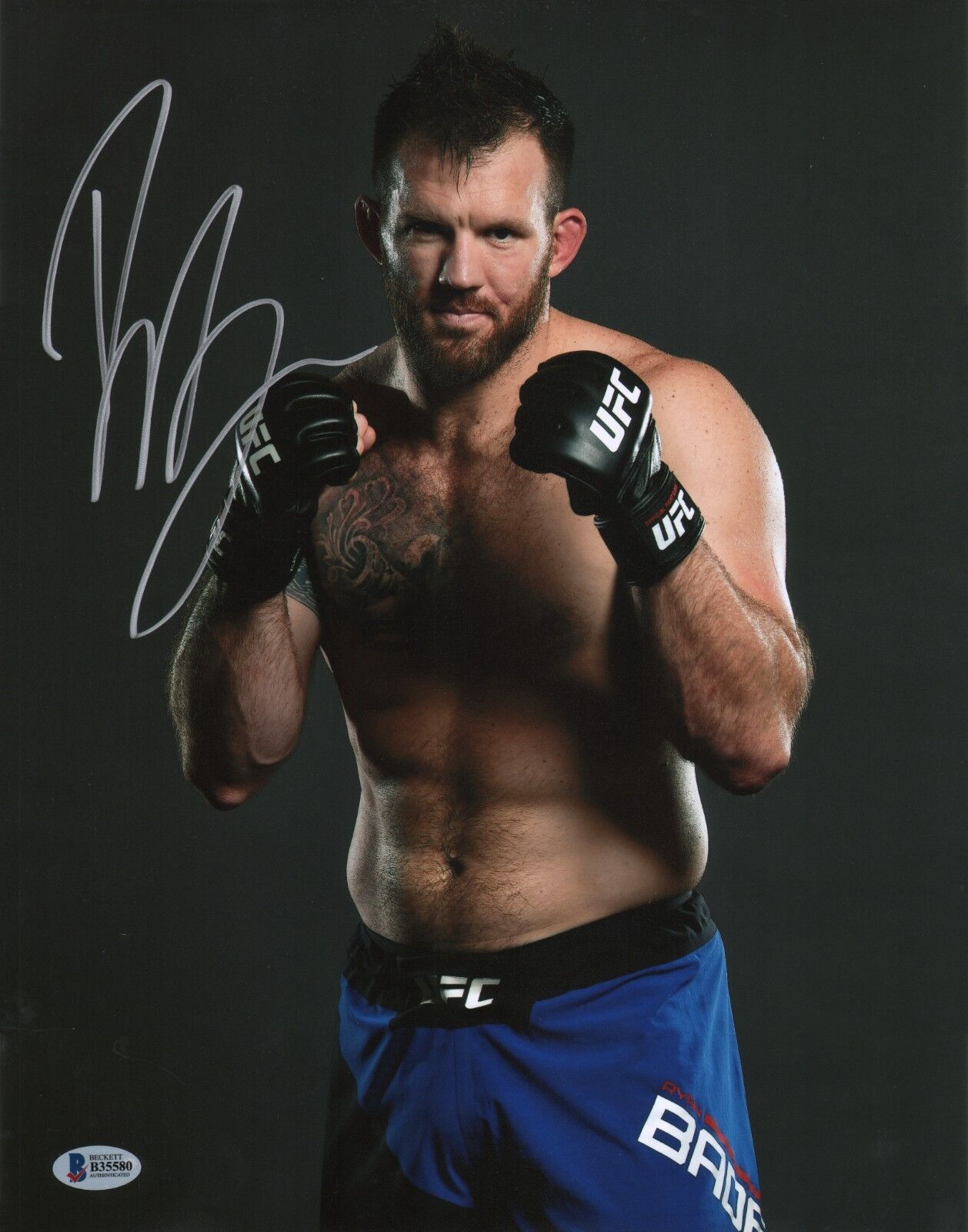 Ryan Bader Signed UFC 11x14 Photo Poster painting BAS COA Picture Autograph 192 144 126 TUF 8