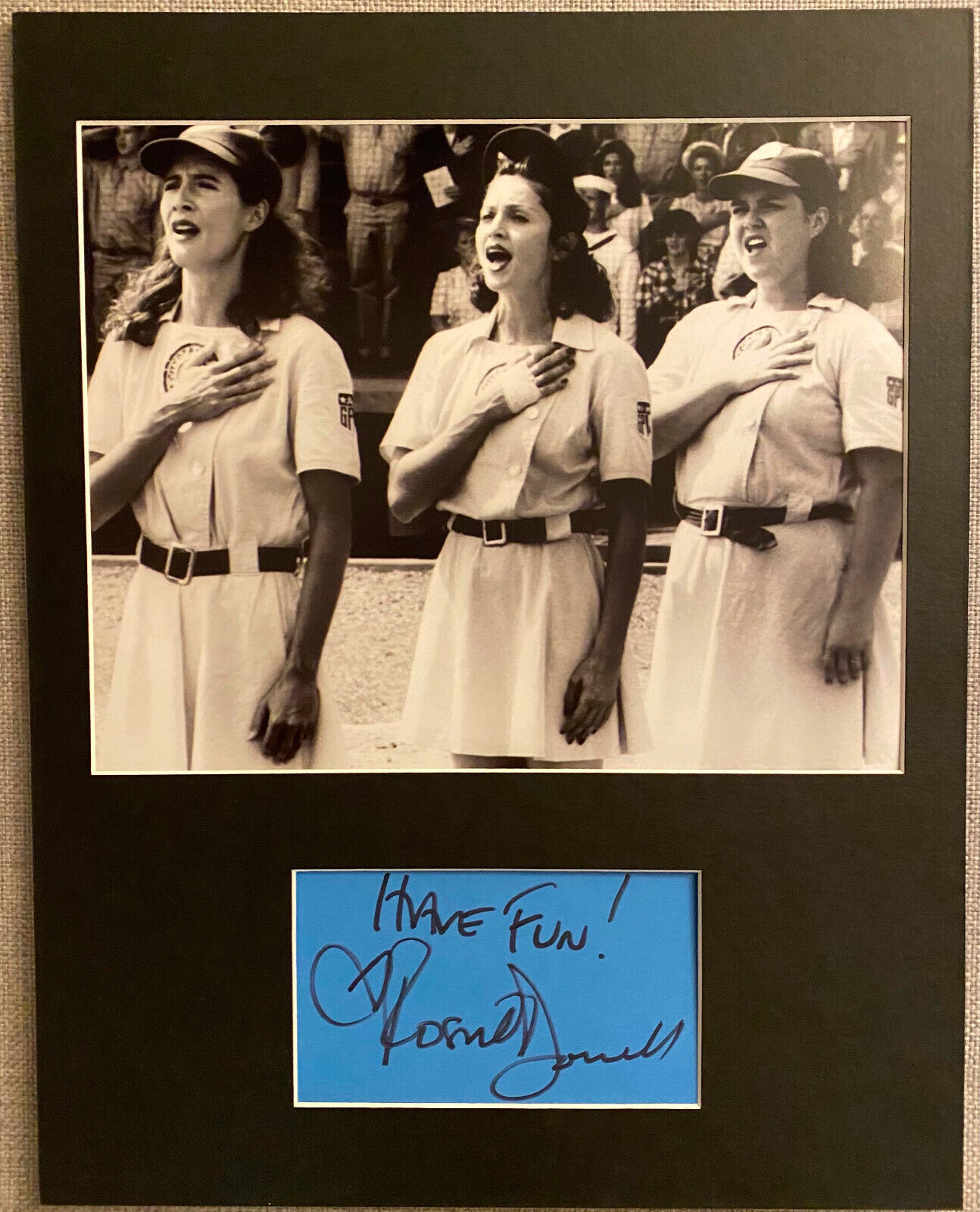 Rosie O'Donnell Signed Autograph Photo Poster painting Display - A League of Their Own, Madonna