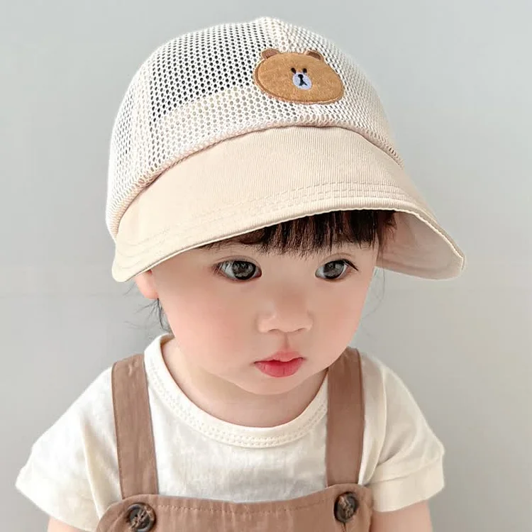 Baby Toddler Bear Mesh Sun Hat
