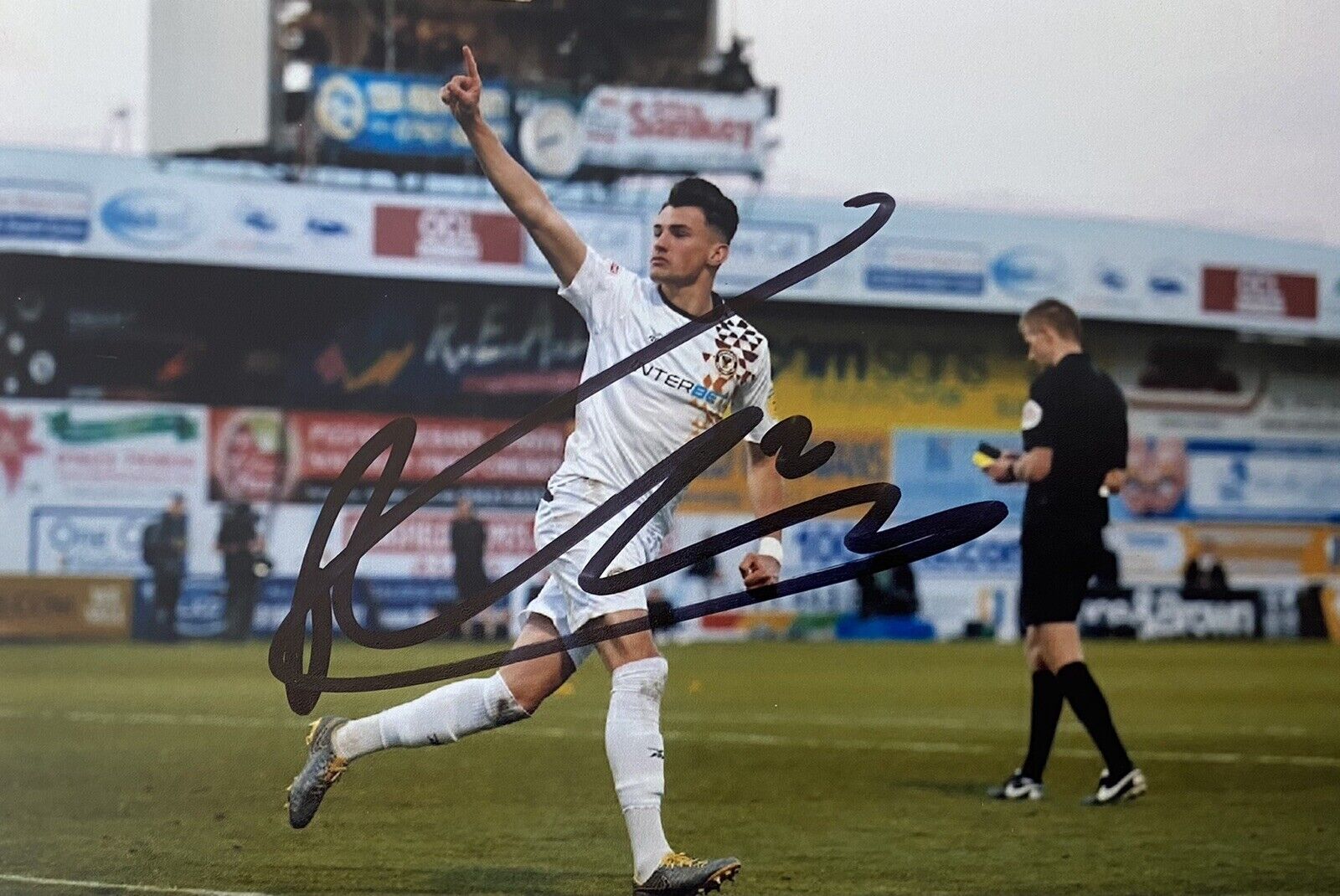 Regan Poole Genuine Hand Signed Newport County 6X4 Photo Poster painting