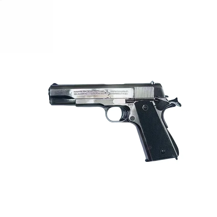 XY Black Mamba 1911 Pull-Hand Toy Gun - All-Metal, Fun & Durable