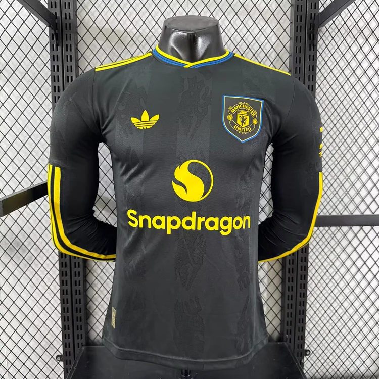 25/26 Manchester United second away long sleeve player version