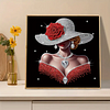 Elegant Lady -Crystal Rhinestone Diamond Painting