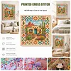 Stamped Cross Cross cross stitch kit for Adults Southwestern Scene 11CT tapestrymarket