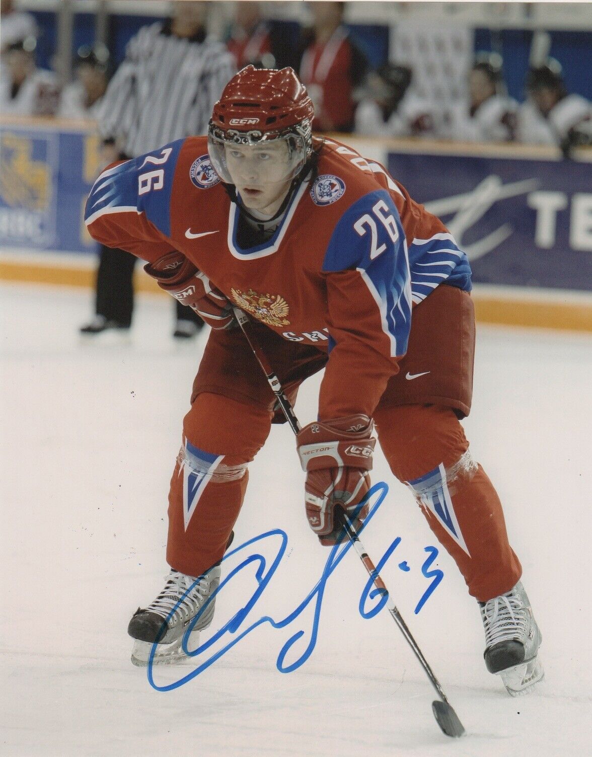 Russia Evgeny Dadonov Signed Autographed 8x10 Photo Poster painting COA B