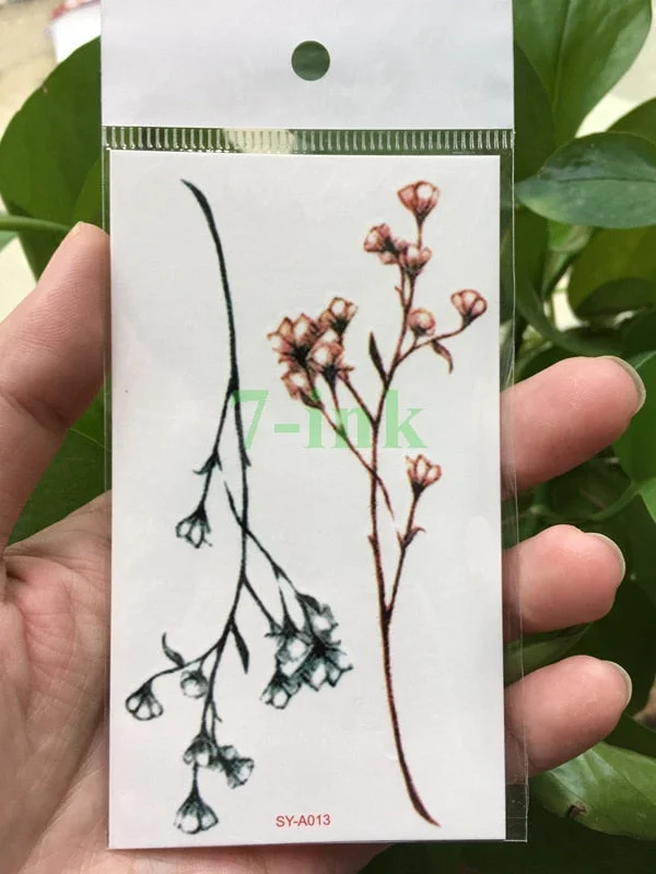 Waterproof Temporary Tattoo Sticker Beautiful Butterfly Small Body Art Fake Tatto Flash Tatoo Wrist Foot Hand for Men Women 706