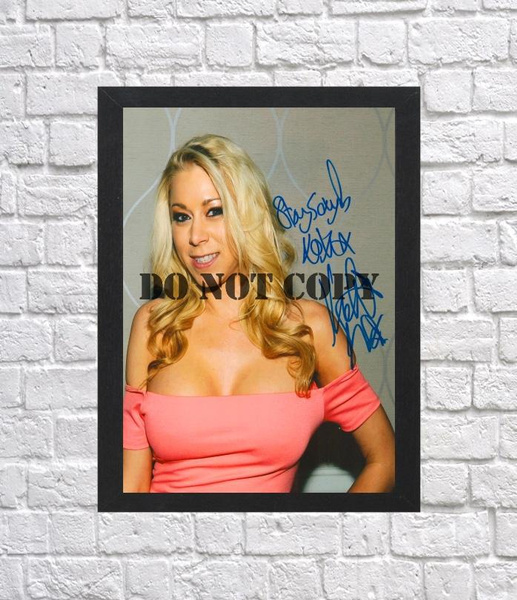 Katie Morgan Adult Autographed Signed Photo Poster painting Poster A2 16.5x23.4