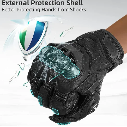 Leather Motorcycle Gloves