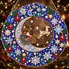 DIY Diamond Painting Xmas Hanging Ornament Pendant Acrylic Double Sided Print Decor Kit