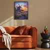 Windmill And Hut-14CT Stamped Cross Stitch Egyptian Cotton 30*40cm/11.81*15.75in tapestrymarket