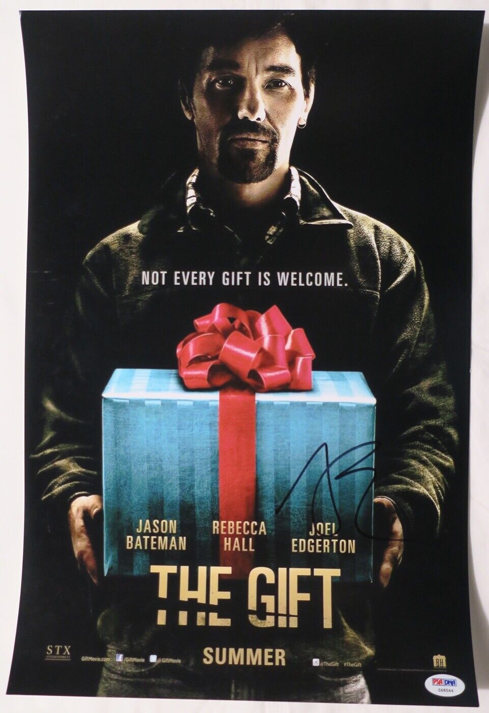 Joel Edgerton Signed The Gift Authentic Autographed 12x18 Photo Poster painting PSA/DNA #Z48544