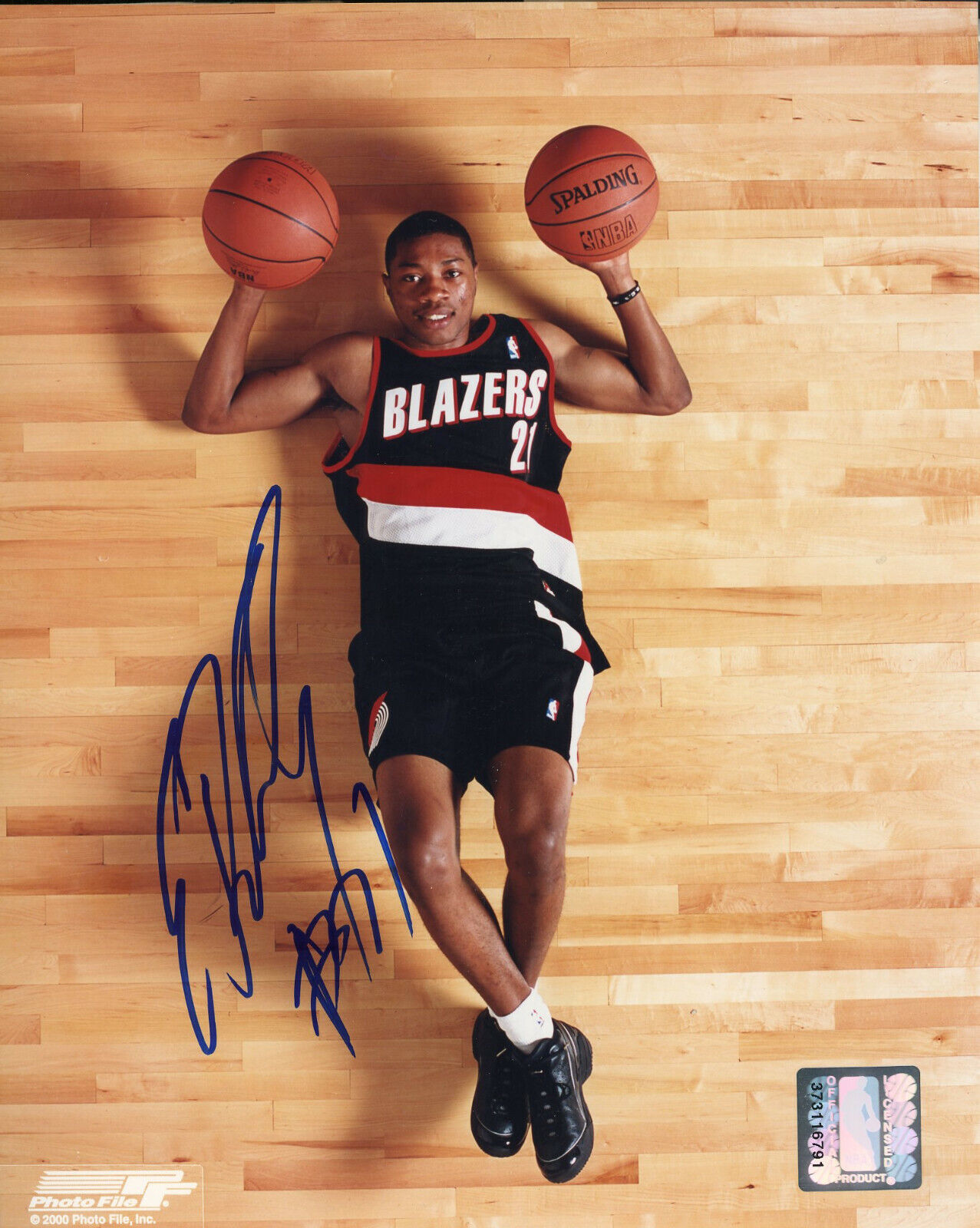 Erick Barkley Autographed 8x10 Portland Trail Blazers#S1274