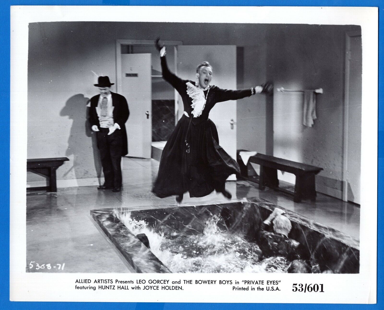 LEO GORCEY HUNTZ HALL JOYCE HOLDEN 8x10 Vintage Photo Poster painting PRIVATE EYES Movie 1953