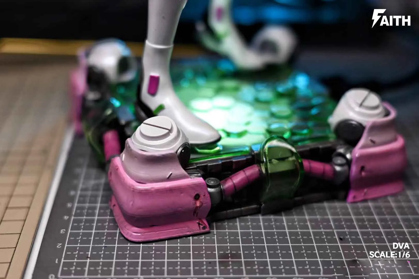 1/6 Scale D.VA with LED - Overwatch Resin Statue - Faith Studio