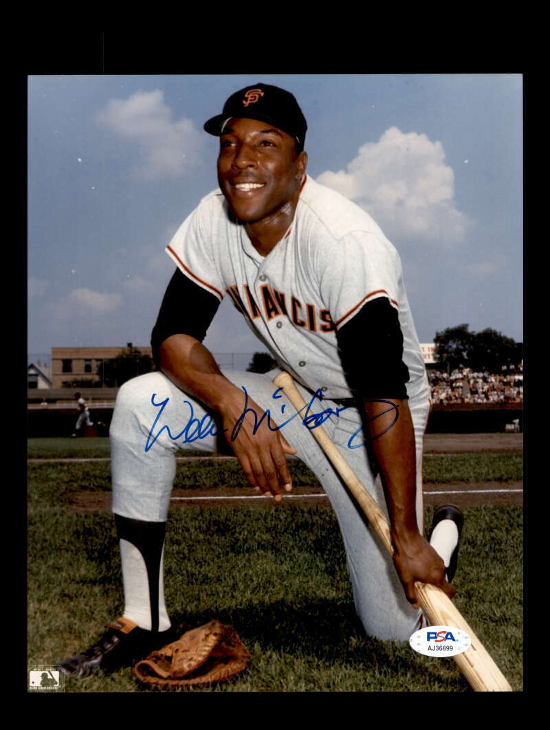 Willie McCovey PSA DNA Cert Signed 8x10 Photo Poster painting Giants Autographed