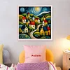Colorful House - 14CT Counted Cross Stitch - 40*40cm