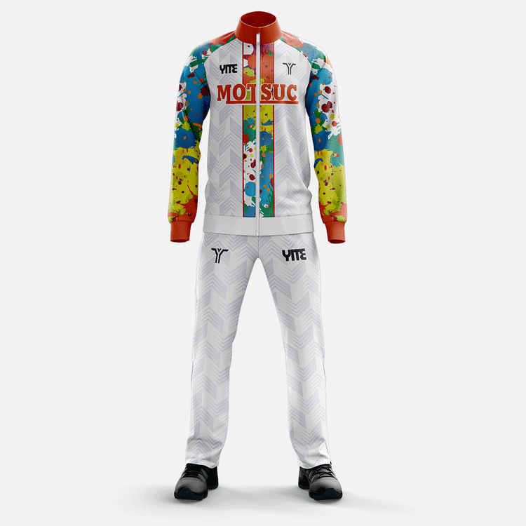YITE | LWT24-008- Orange And White Tracksuit