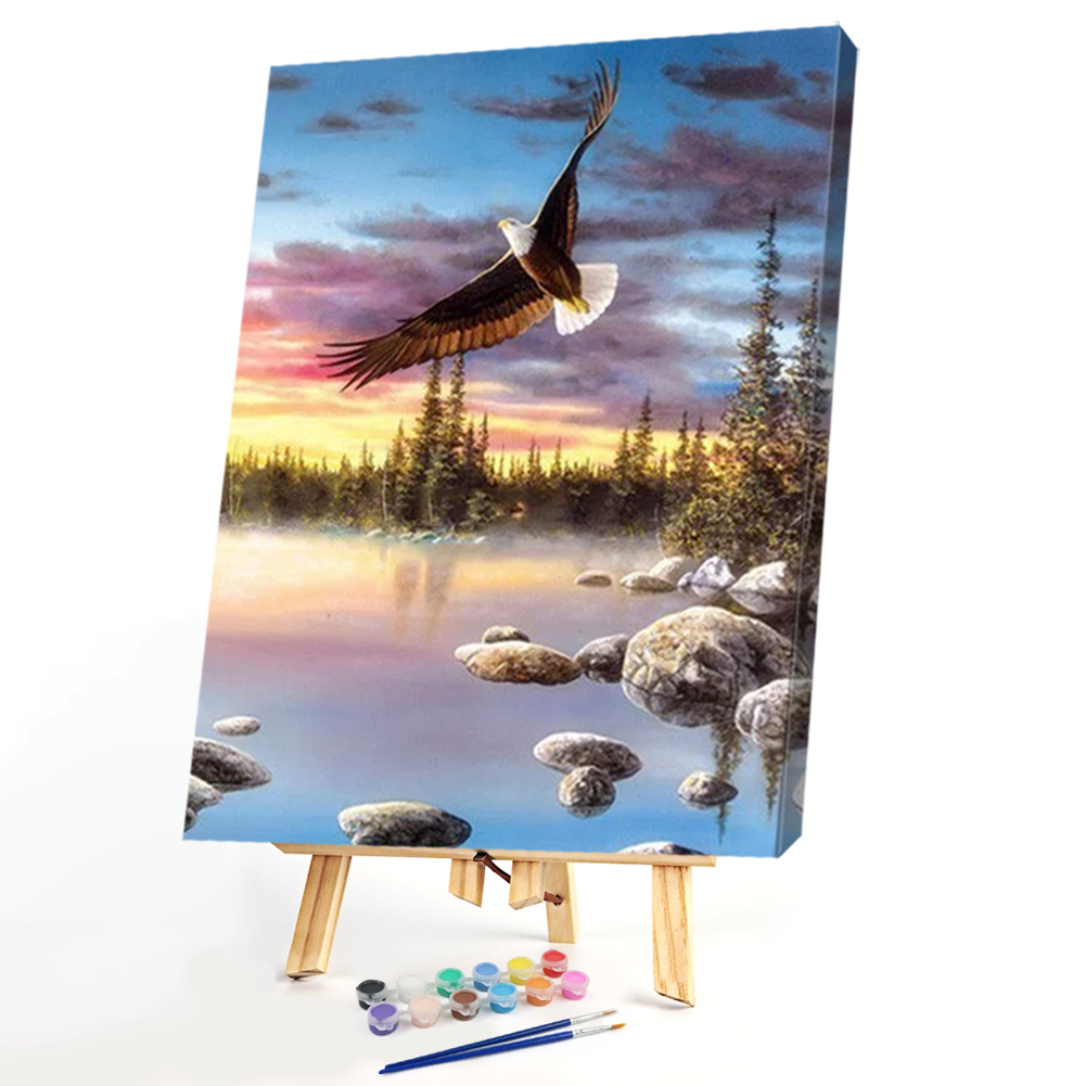 

40x50cm - Paint By Numbers Animal Eagle, 501 Original