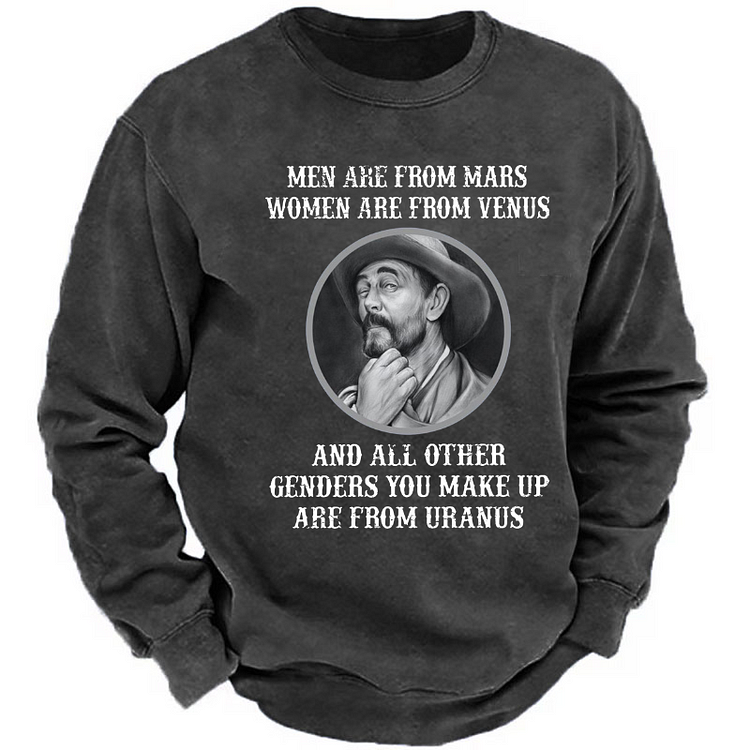 Men Are From Mars Women Are From Venus Funny Sweatshirt