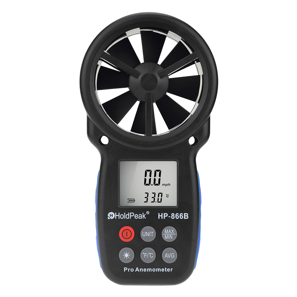

HP-866B Wind Chill LCD Digital Anemometer Wind Speed Temperature Tester, 501 Original