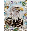 Diamond Painting-DIY Special Shaped Drill Pearl Painting Eagle(30x40cm)