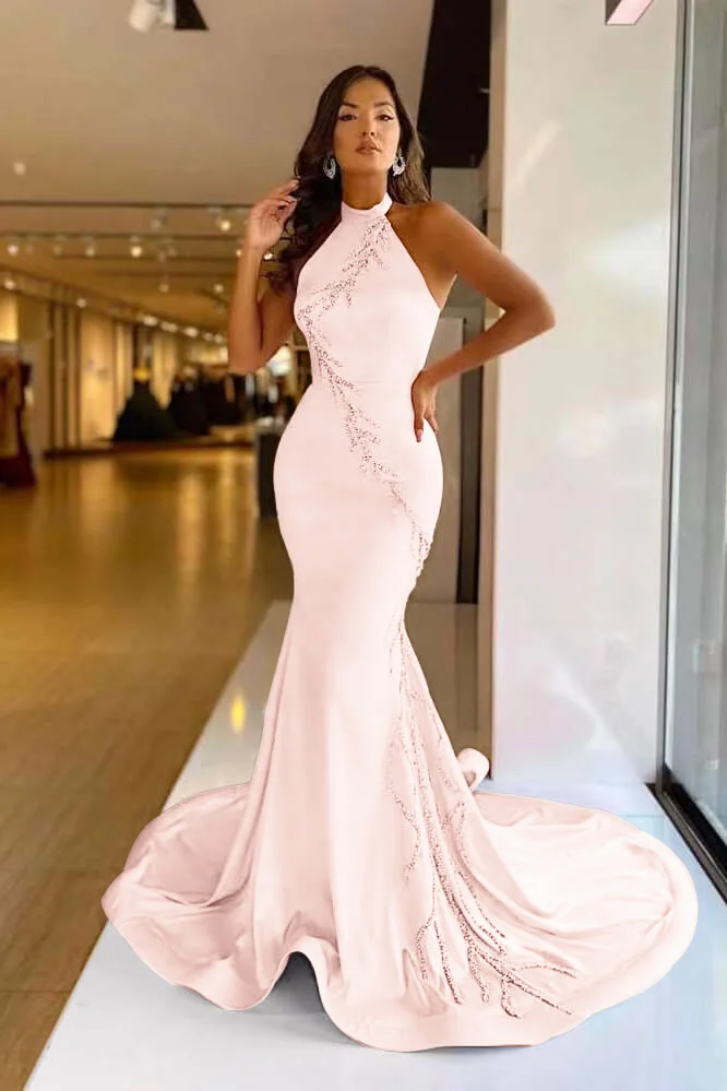 fitted lace wedding dress Colette CL2085 Floral Applique Formal Mermaid Prom Long Dress main image 0