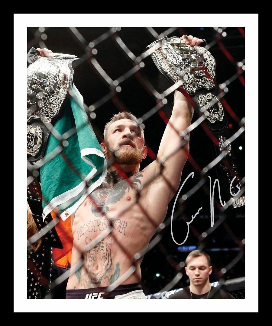 Conor McGregor - UFC Autograph Signed & Framed Photo Poster painting 7