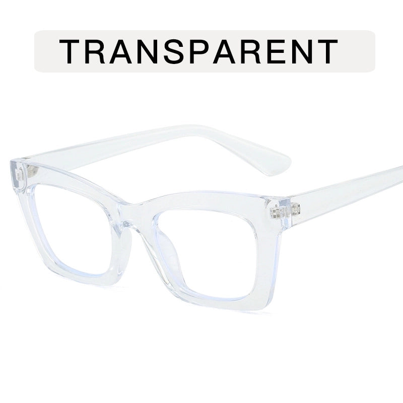 Minimalist Marble Color Block Ac Square Full Frame Optical Glasses