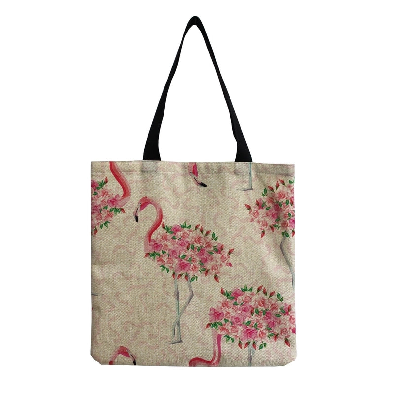 Women’s Fashion Flamingo Shopping Bags