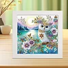5D DIY Partial Special Shaped Drill Diamond Painting Owl Wall Decor 19.2x19.2cm