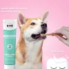Pet Toothbrush And Edible Toothpaste Set For Cats And Dogs To Remove Tartar And Bad Breath