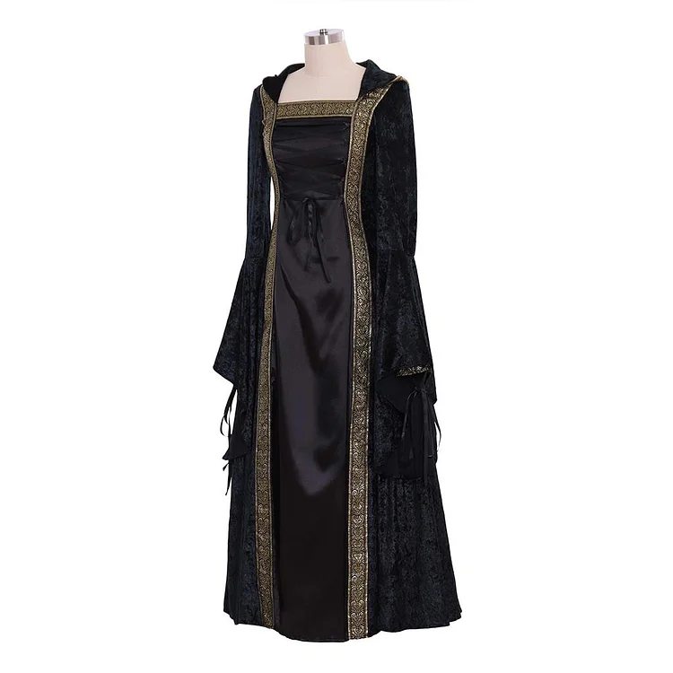 Women's Medieval Renaissance Retro Gown Cosplay Costume Dress