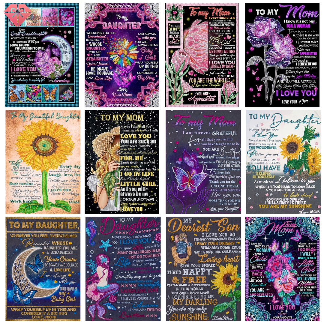 diamondpaintinggifts Diamond Painting Special Shape Crystal