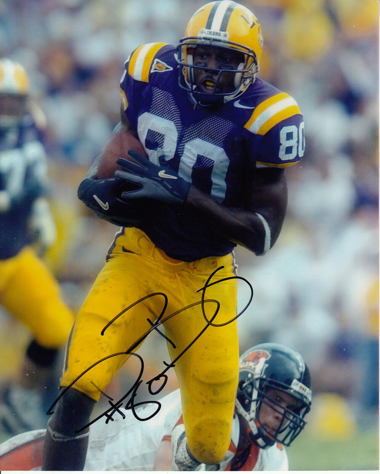 Dwayne Bowie #1 8x10 SignedPhoto Poster painting w/ COA LSU Tigers 033119