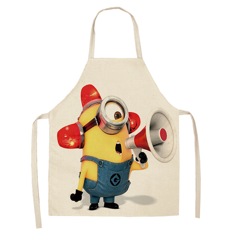 Linen Kitchen Apron - The Minions