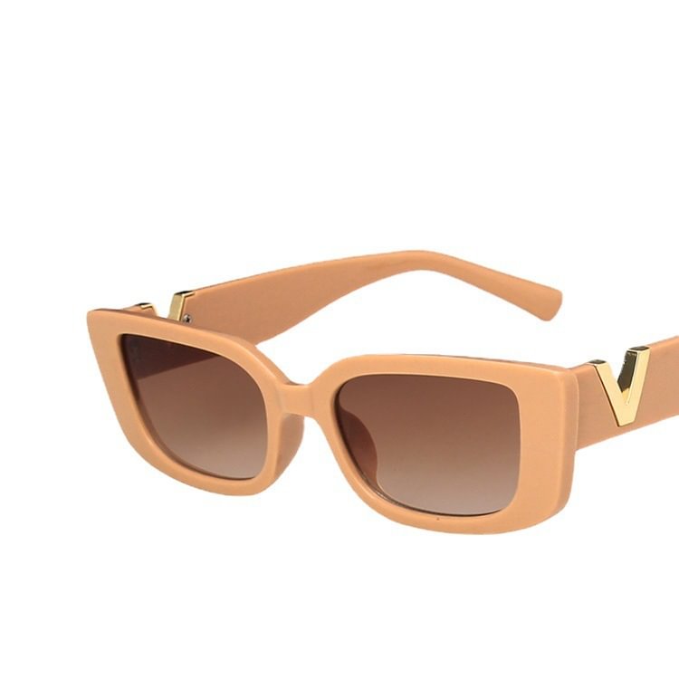 Valentino Sunglasses Light Brown Frame & Lenses, 54MM