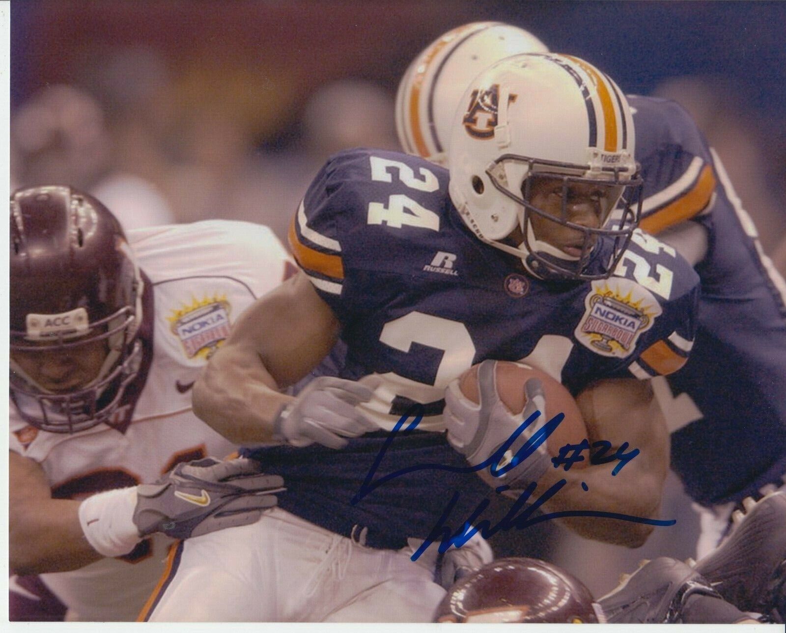 Cadillac Williams 8x10 Signed w/ COA Auburn Tigers #1