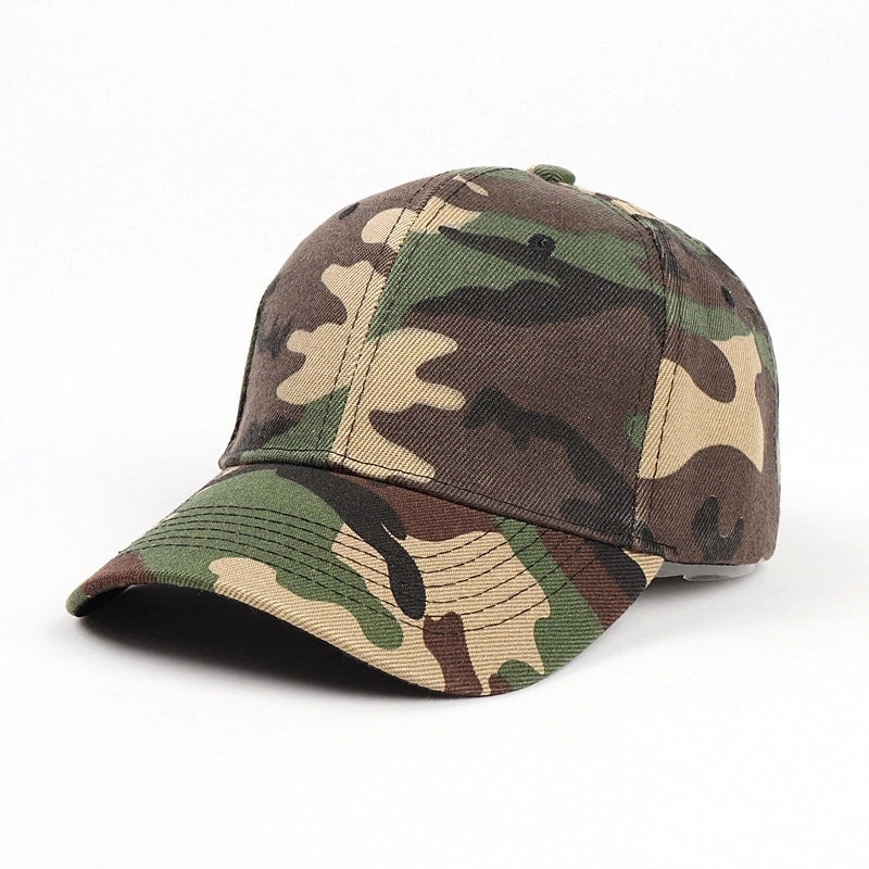 Baseball Cap Men’s Sun Hat Fishing Cap Outdoor CS Camouflage Sun Hat Military Training Sports Group Building Middle-aged Hat