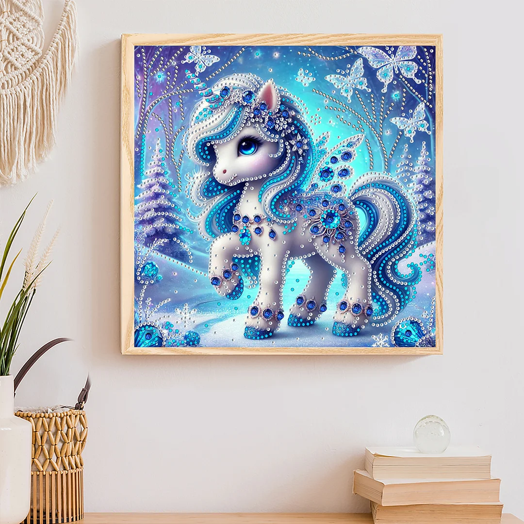 Wildebeest - Partial Special Shaped Drill Diamond Painting Kits (Canvas|30*30cm)