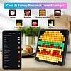 Smart Pixel Display, Programmable 32 x 32 LED Pixel Art Photo Frame APP Controlled Digital Clock Programmable Text Pattern Animation Wall Mount/Desktop Mount for Christmas Game Room Home Office Decoration