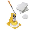 [US Local Warehouse] Circle Sampler Cutter for Film Paper Cloth 90x8MM Die Cutting Machine Manual Round Sample GSM Cut Machine for Fabric Rubber Leather Carpet Paper Foam
